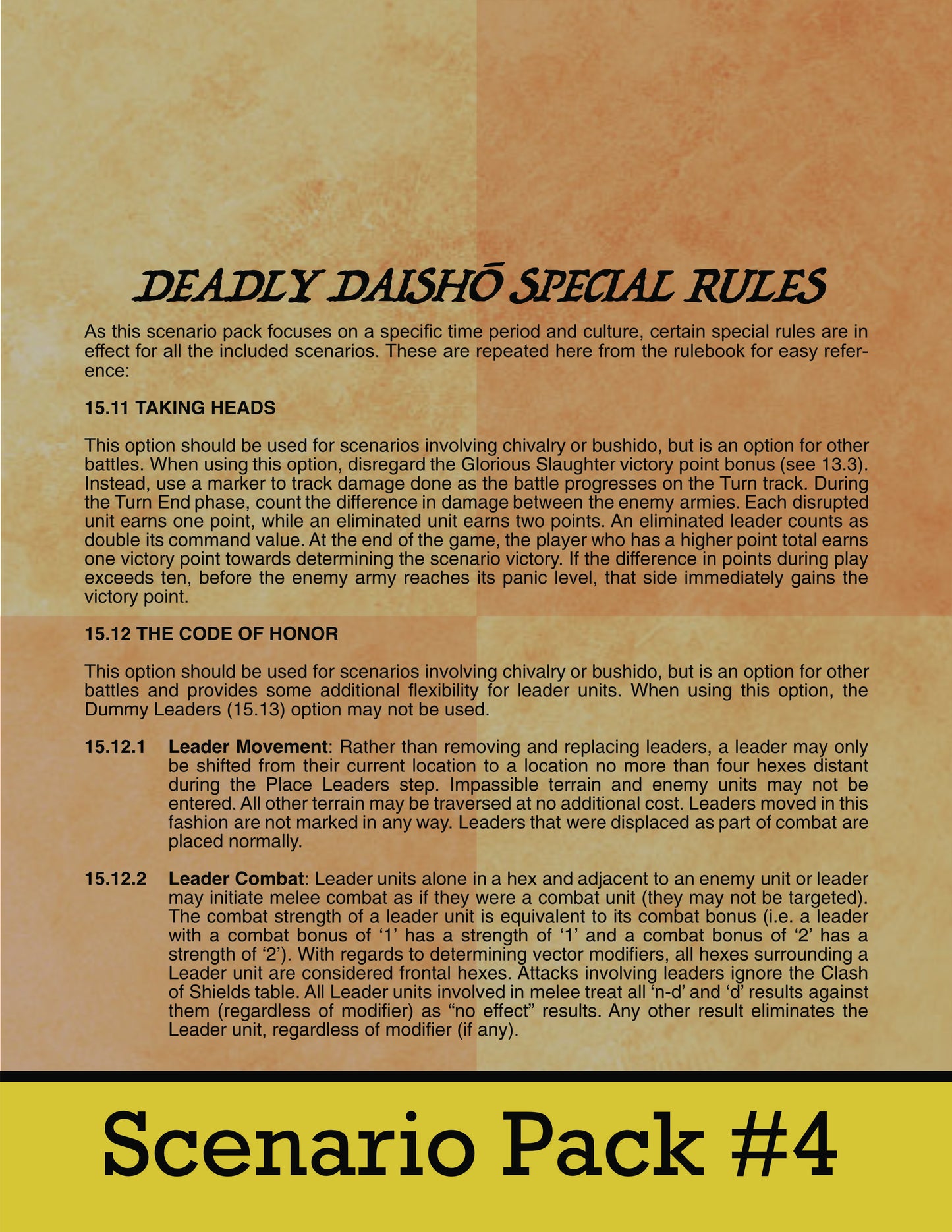 Dawn of Battle: Scenario Expansion